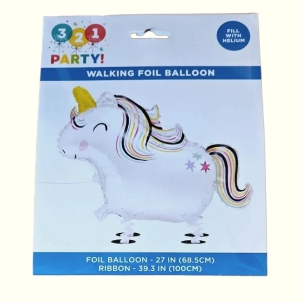 Colorful Unicorn and Rainbow Party Balloon Set, Birthday, Girl, New